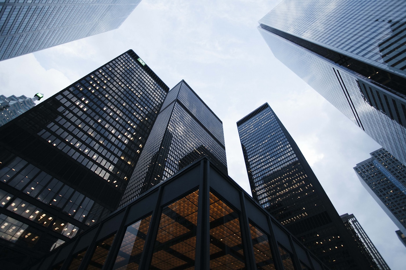Urban skyline and high-rise buildings
